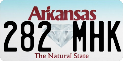 AR license plate 282MHK
