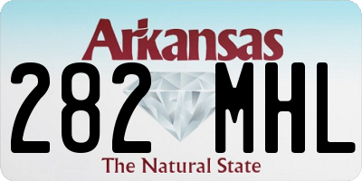 AR license plate 282MHL