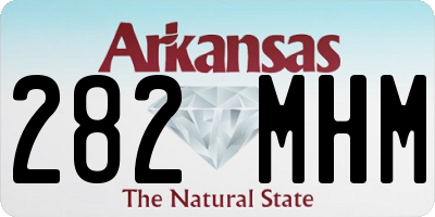 AR license plate 282MHM