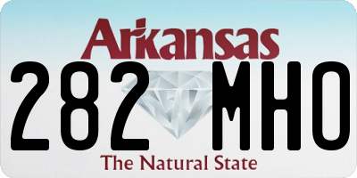 AR license plate 282MHO
