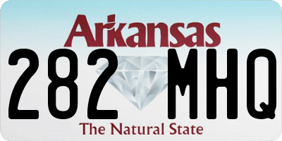 AR license plate 282MHQ