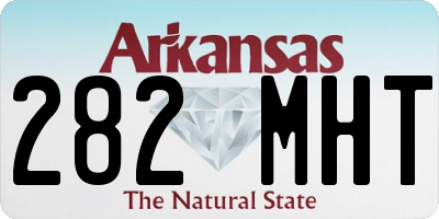 AR license plate 282MHT