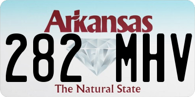 AR license plate 282MHV