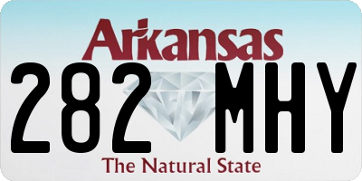 AR license plate 282MHY