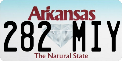 AR license plate 282MIY