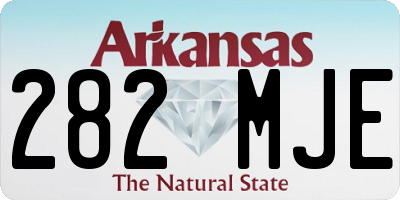 AR license plate 282MJE