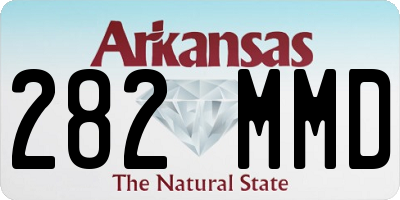 AR license plate 282MMD