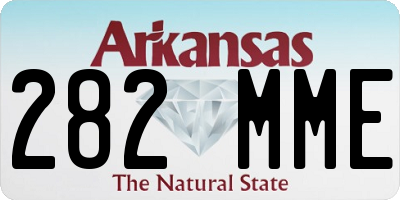 AR license plate 282MME