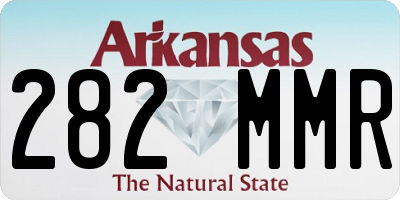 AR license plate 282MMR