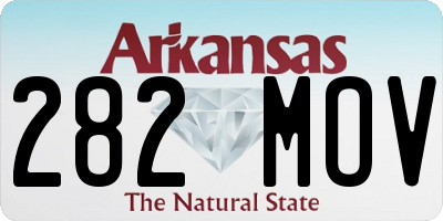 AR license plate 282MOV