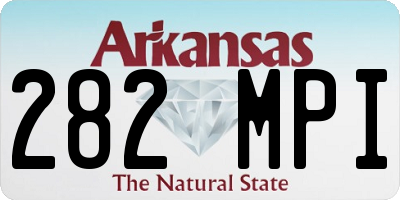 AR license plate 282MPI