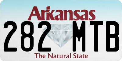 AR license plate 282MTB