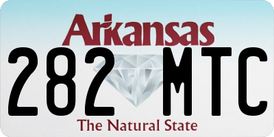 AR license plate 282MTC