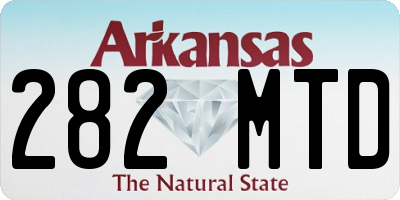 AR license plate 282MTD