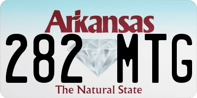 AR license plate 282MTG
