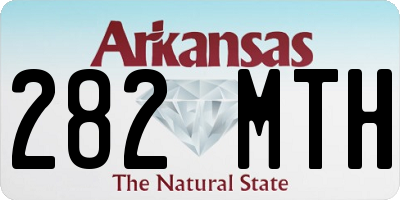AR license plate 282MTH