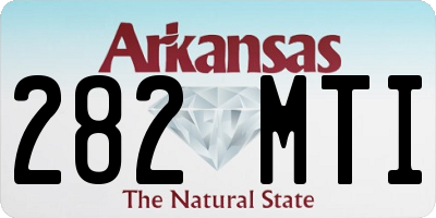 AR license plate 282MTI