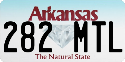 AR license plate 282MTL