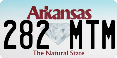 AR license plate 282MTM