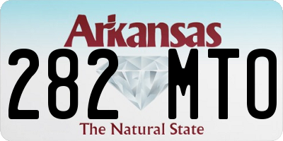 AR license plate 282MTO