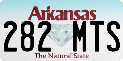 AR license plate 282MTS