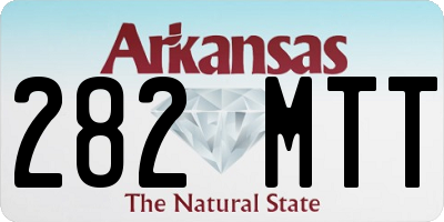 AR license plate 282MTT
