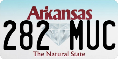 AR license plate 282MUC