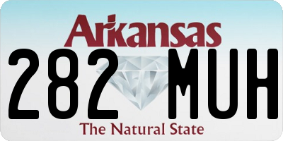 AR license plate 282MUH