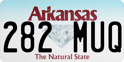 AR license plate 282MUQ