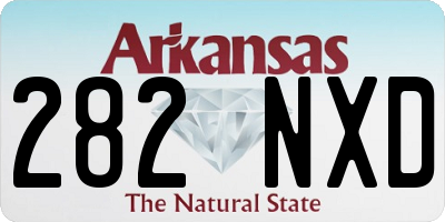 AR license plate 282NXD