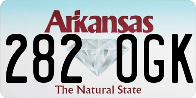AR license plate 282OGK