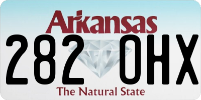 AR license plate 282OHX