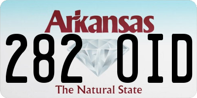 AR license plate 282OID