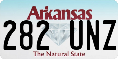 AR license plate 282UNZ