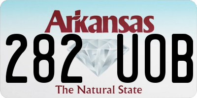 AR license plate 282UOB