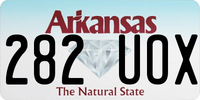 AR license plate 282UOX
