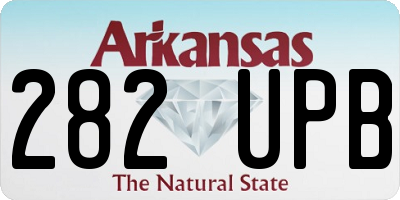 AR license plate 282UPB