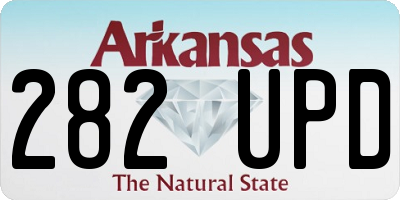 AR license plate 282UPD