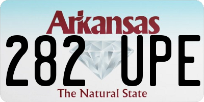 AR license plate 282UPE