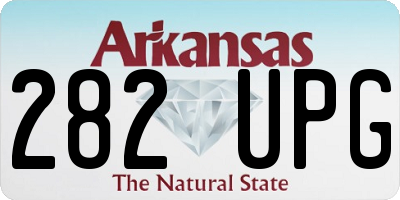 AR license plate 282UPG