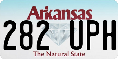 AR license plate 282UPH