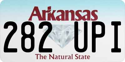 AR license plate 282UPI