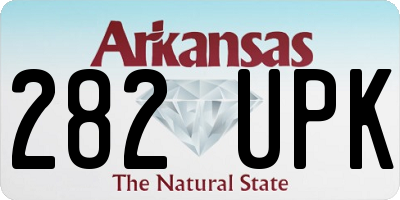 AR license plate 282UPK