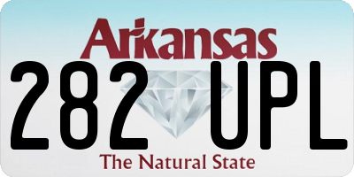 AR license plate 282UPL