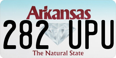 AR license plate 282UPU
