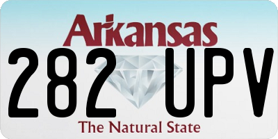 AR license plate 282UPV