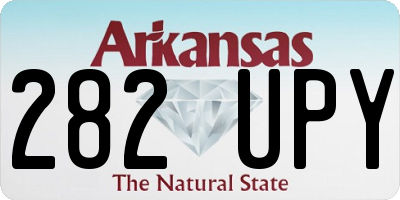 AR license plate 282UPY