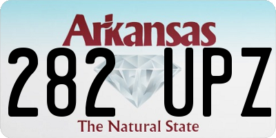 AR license plate 282UPZ