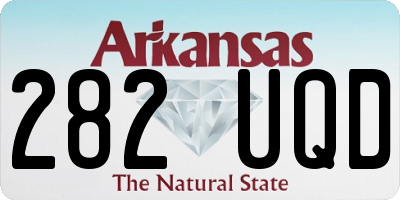 AR license plate 282UQD