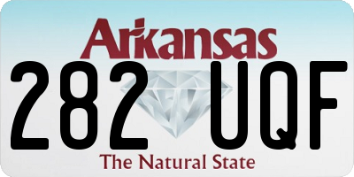 AR license plate 282UQF